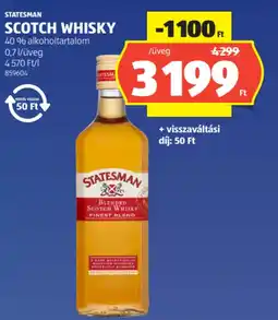 ALDI Statesman Scotch whisky ajánlat
