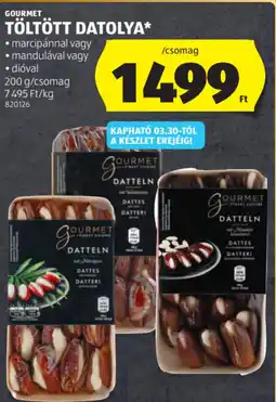 ALDI Gourmet Töltött datolya ajánlat