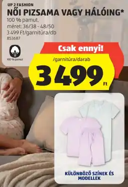 ALDI Up 2 Fashion női pizsama, hálóing ajánlat