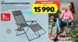 ALDI Belavi összecsukható nyugszék ajánlat