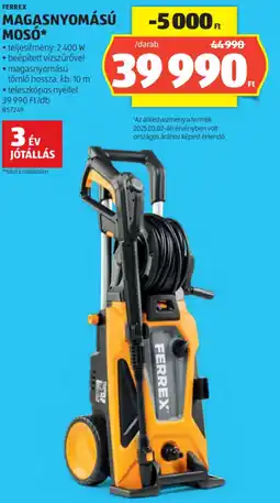 ALDI Ferrex magasnyomású mosó ajánlat