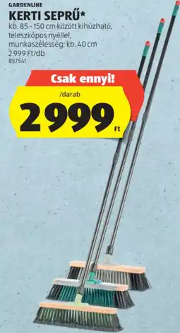 ALDI Gardenline kerti seprű ajánlat