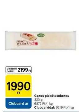 Tesco Ceres piskótatekercs ajánlat