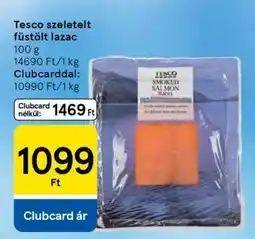 Tesco Tesco szeletelt füstölt lazac ajánlat