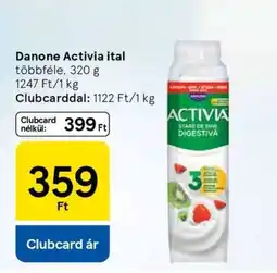 Tesco Danone Activia ital ajánlat