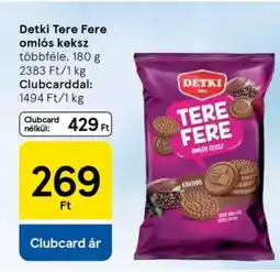 Tesco DETKI Tere Fere omlós keksz ajánlat