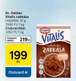 Tesco DR OETKER Vitalis zabkása ajánlat