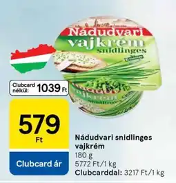Tesco Náduvdari snidlinges vajkrém ajánlat