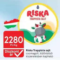 Tesco Riska Trappista sajt ajánlat