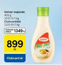 Tesco UNIVER﻿﻿ Majonéz ajánlat