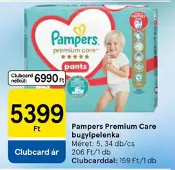 Tesco Pampers Premium Care bugyipelenka ajánlat