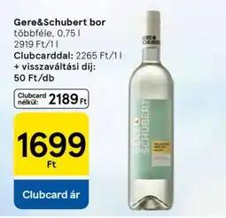 Tesco Gere-Schubert bor ajánlat