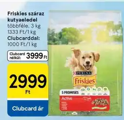 Tesco Friskies száraz kutyaeledel ajánlat
