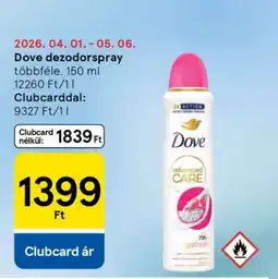 Tesco Dove dezodorspray ajánlat