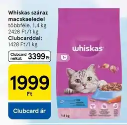 Tesco Whiskas száraz macskaeledel ajánlat