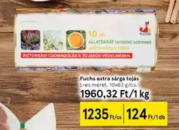 Tesco Fuchs extra sárga tojás ajánlat