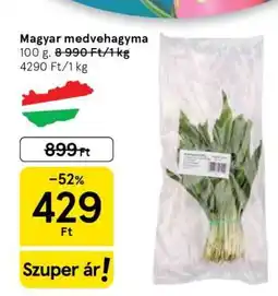 Tesco Magyar medvehagyma ajánlat