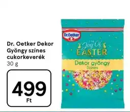 Tesco Dr. Oetker Dekor Gyöngy színes cukorkeverék ajánlat