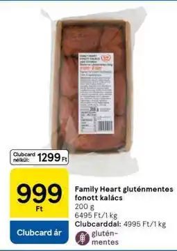 Tesco Family Heart gluténmentes fonott kalács ajánlat