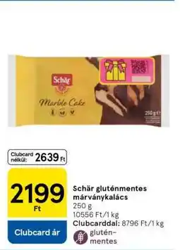 Tesco Schär gluténmentes márványkalács ajánlat