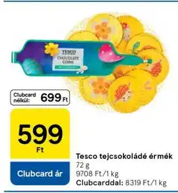 Tesco Tesco tejcsokoládé érmék ajánlat