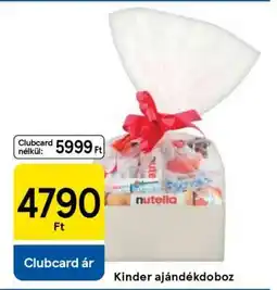 Tesco Kinder ajándékdoboz ajánlat