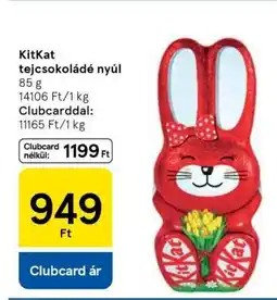 Tesco KITKAT TEJCSOKOLÁDÉ NYÚL ajánlat