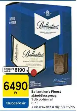 Tesco Ballantine's Finest ajándékcsomag ajánlat
