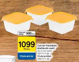 Tesco Curver Fresh&Go ételtároló szett ajánlat