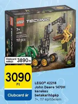 Tesco LEGO 42218 John Deere 1470H kerekes betakarítógép ajánlat