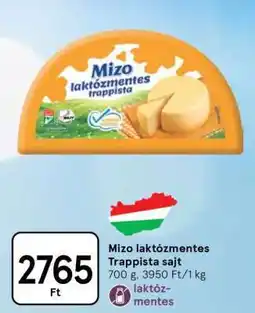 Tesco Mizo Laktózmentes Trappista Sajt ajánlat