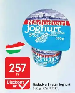 Tesco Nádudvari natúr joghurt ajánlat
