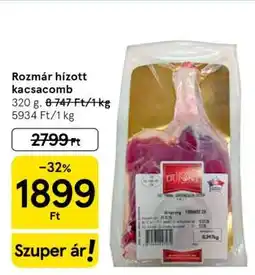 Tesco Rozmar hízott kacsacomb ajánlat