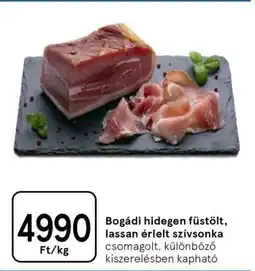 Tesco Bogádi hidegen füstölt, lassan érlelt szívsonka ajánlat