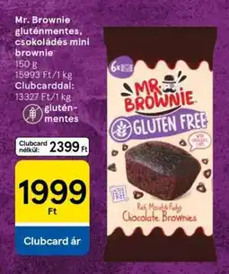 Tesco Mr. Brownie gluténmentes, csokoládés mini brownie ajánlat