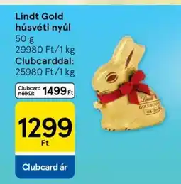 Tesco Lindt Gold húsvéti nyúl ajánlat