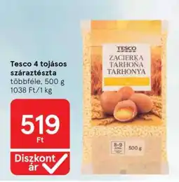 Tesco Tesco 4 tojásos száraztészta ajánlat