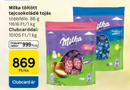 Tesco Milka töltött tejcsokoládé tojás ajánlat