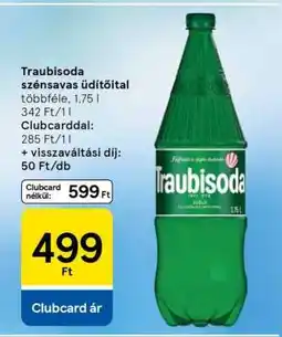 Tesco Traubisoda szénsavas üdítőital ajánlat