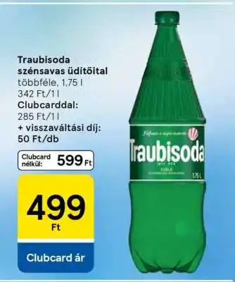 Tesco Traubisoda szénsavas üdítőital ajánlat