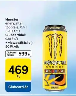Tesco MONSTER Energiaital ajánlat