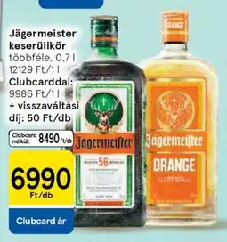 Tesco Jägermeister keserűlikőr ajánlat