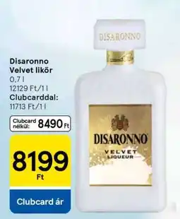 Tesco Disaronno Velvet likőr ajánlat
