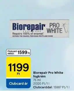 Tesco Biorepair Pro White fogkrém ajánlat