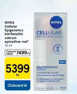 Tesco NIVEA Cellular Epigenetics bőrfiatalító szérum epicelline-nel ajánlat