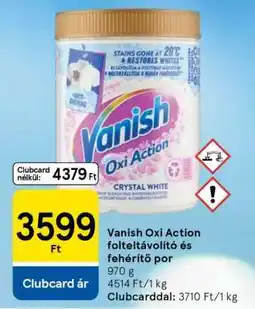 Tesco VANISH Oxi Action ajánlat