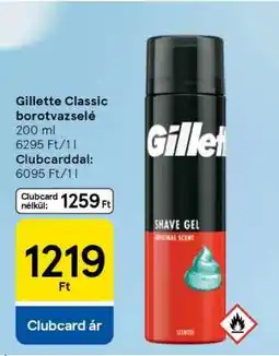 Tesco Gillette Classic borotvazselé ajánlat