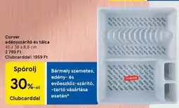Tesco Curver edényszárító és tálca ajánlat