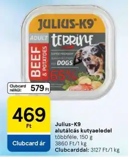 Tesco Julius-K9 alutálcás kutyaeledel ajánlat
