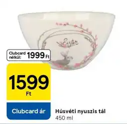 Tesco Húsvéti nyuszis tál ajánlat